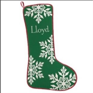 ‘Lloyd’ Midcentury Snowfall Stocking